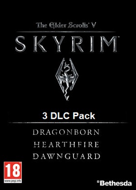 The Elder Scrolls V Skyrim 3 DLC Pack